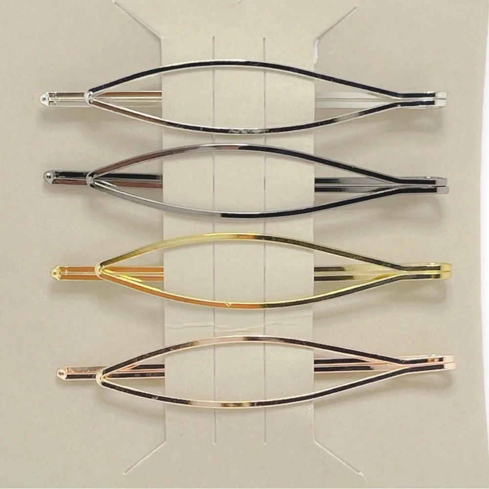 BP Set Of 4 Multi Metal Bobby Pins